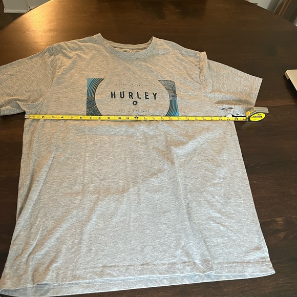 Hurley Logo Graphic T-shirt in Gray - Picture 7 of 8